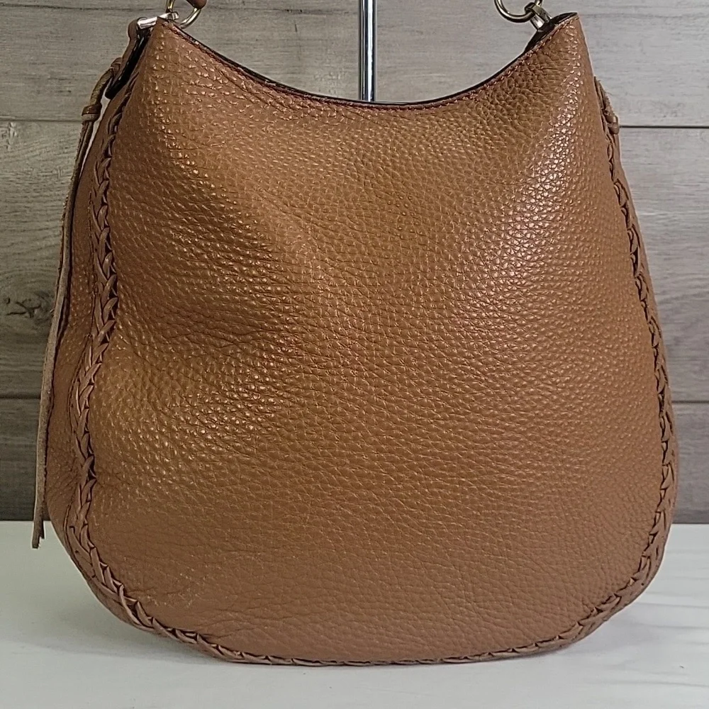 Rebecca Minkoff Brown Pebble Leather Tote Bag